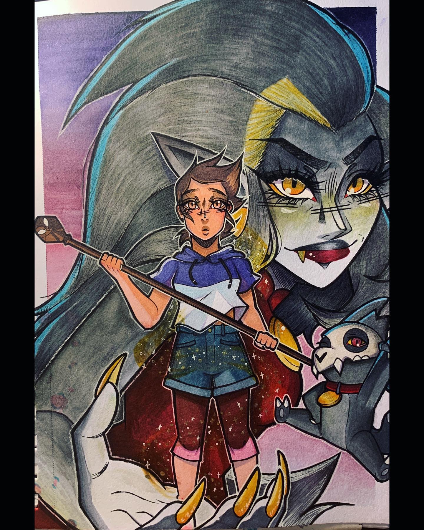 The Owl House 🦉🏡
By @danaterrace
-
Such a magical show, it is a great recommendation if you’d like fantasy and the story of a human accidentally traveling to another world filled with witches, demons and other such things.
-
Reason being of drawing this was I finally managed to watch season 2 and I can’t wait for season 3 >;3
-
I wanted to draw the poster but since I more specifically wanted to draw the trio as I love drawing out their eyes and lashes ughhh I had so much fun drawing them all especially Eda with her lashes 👉👈. I wanted to see how they would turn out in my style yk :0
-
#danaterrace #theowlhouse #theowlhousefanart #theowlhouseluz #eda #edaclawthorne #luz #luznoceda #king #kingclawthorne #disney #sketch #sketchbook #sketching #sketches #drawing #drawingsketch #drawingart #artist #art #artwork #fanart #traditionalart #winsorandnewtonwatercolors #winsorandnewton #fabercastell #micron #copicmarkers #artistloftmarkers #gellyroll