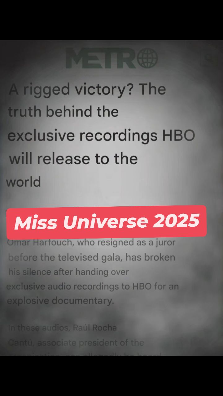 MISS UNIVERSE 2025
HBO
JUNE 2026
#missuniverse #documenaty #hbo
