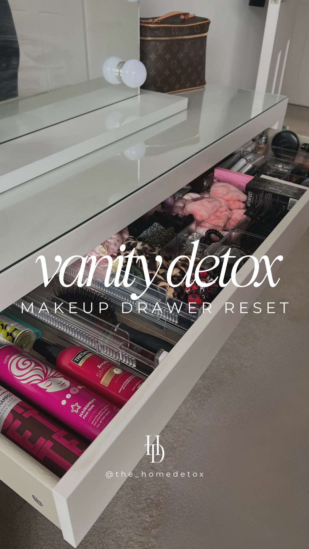 This drawer wasn’t messy…it just didn’t have a system.
My best friend called me feeling completely overwhelmed with her vanity drawer. Every morning it felt chaotic, things were hard to find, and getting ready felt more frustrating than enjoyable.
So I walked across the street to help create a simple system that actually works for daily life.
When organising a smaller space like this, the method is always the same:
1. Pull everything out
You can’t organise what you can’t see.
2. Detox and declutter
Remove anything expired, unused, or no longer needed.
3. Categorise
Group similar items together, makeup, hair products, accessories.
4. Contain
Use drawer organisers so everything has a home.
Because at The Home Detox, one principle always applies:
Containment creates clarity.
When everything has a place, routines become easier, faster and far less stressful.
If your home feels overwhelming, start small. One drawer. One cupboard. One simple system at a time.
Simple systems create flow, function and calm in everyday life.
#drawerorganisation #vanityorganisation #homeorganisationtips #declutteryourhome #organisedliving