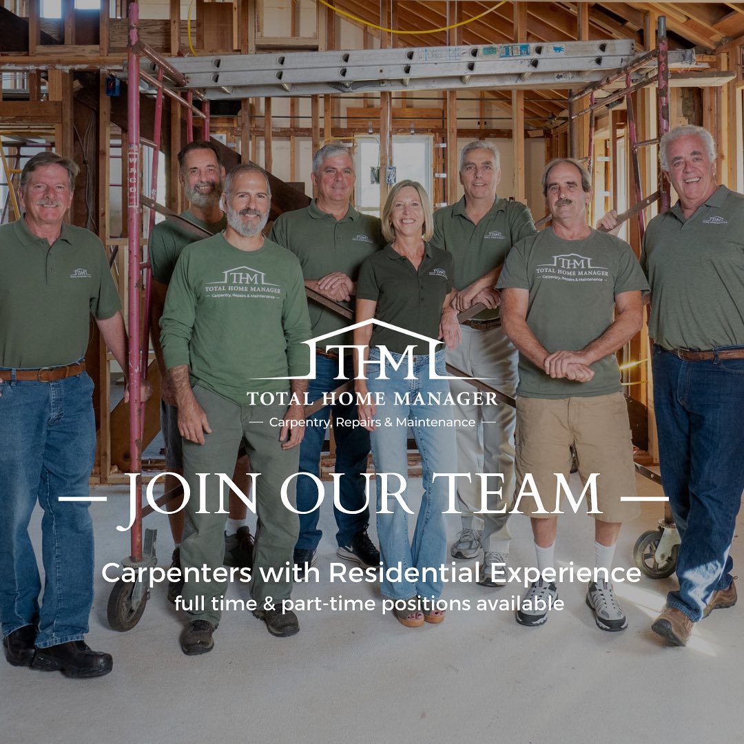Calling all professional carpenters!
Are you a skilled residential carpenter with decades of experience? Total Home Manager (THM) has an exciting opportunity that lets you focus on what you love and leave the office responsibilities to us!
Join our team and enjoy the benefits:
✅Work on projects you're passionate about.
✅Full-time and part-time positions available to suit your schedule.
✅Collaborative and supportive work atmosphere with like-minded professionals.
If you or someone you know is a perfect fit, take the leap and apply today through our link in bio.
#totalhomemanager #CareerOpportunities #njjobopportunities #skilledcarpentry #njcareers #hopewellnj #hopewellnj #penningtonnj #penningtonnj.