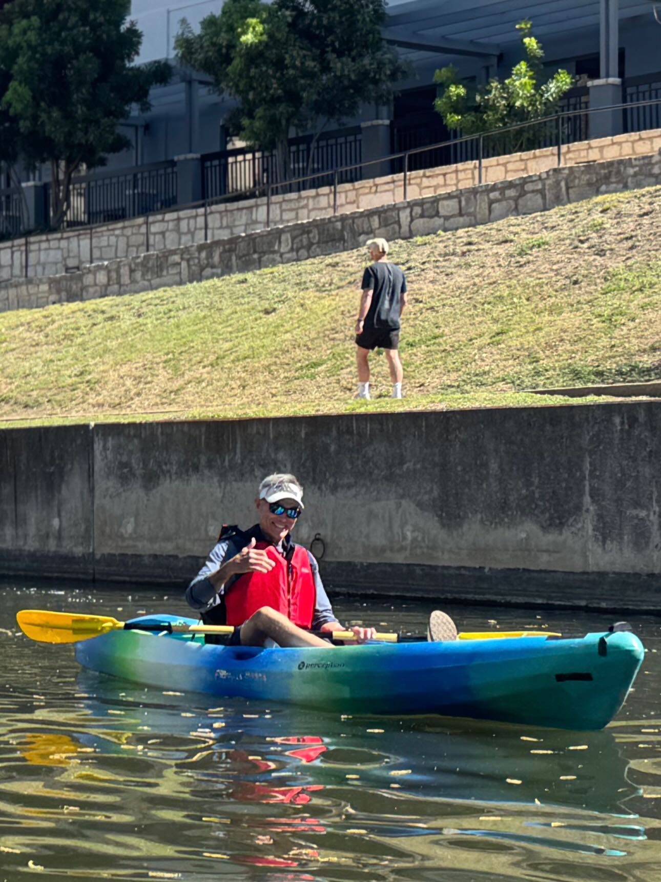Lovely morning kayaking on The King William stretch of the San Antonio Riverwalk with an inspiring group of folks!