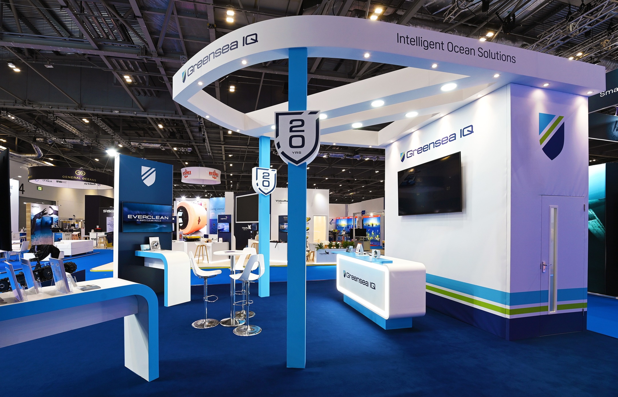 Check out our latest exhibition stand builds for longstanding clients Greensea IQ and SEABER at Oceanology International, hosted by Excel London. 🐟🌊
An exhibition showcasing the cutting edge of marine science, engineering and technology, Oceanology has proven to be the perfect event for our clients to showcase their technical product offerings, offering a clear return on investment that keeps them coming back to exhibit every year. 📈
Greensea's distinctive stand designs focus on strong brand communication, incorporating their signature badge logo into the overhead fascia; this differentiates their stand from their competitors and acts as a unique point of interest to draw visitors in. 👀✨
If you need design, build or management assistance at any upcoming shows, drop us a line 🎣
💻 https://www.esm-uk.com/
📧 sales@esm-uk.com
📞 01795 713086
@greenseasystems @oceanologyintl @oceanology_show @excellondon
#oceanology #excel #london #events #exhibitions #marine #tech