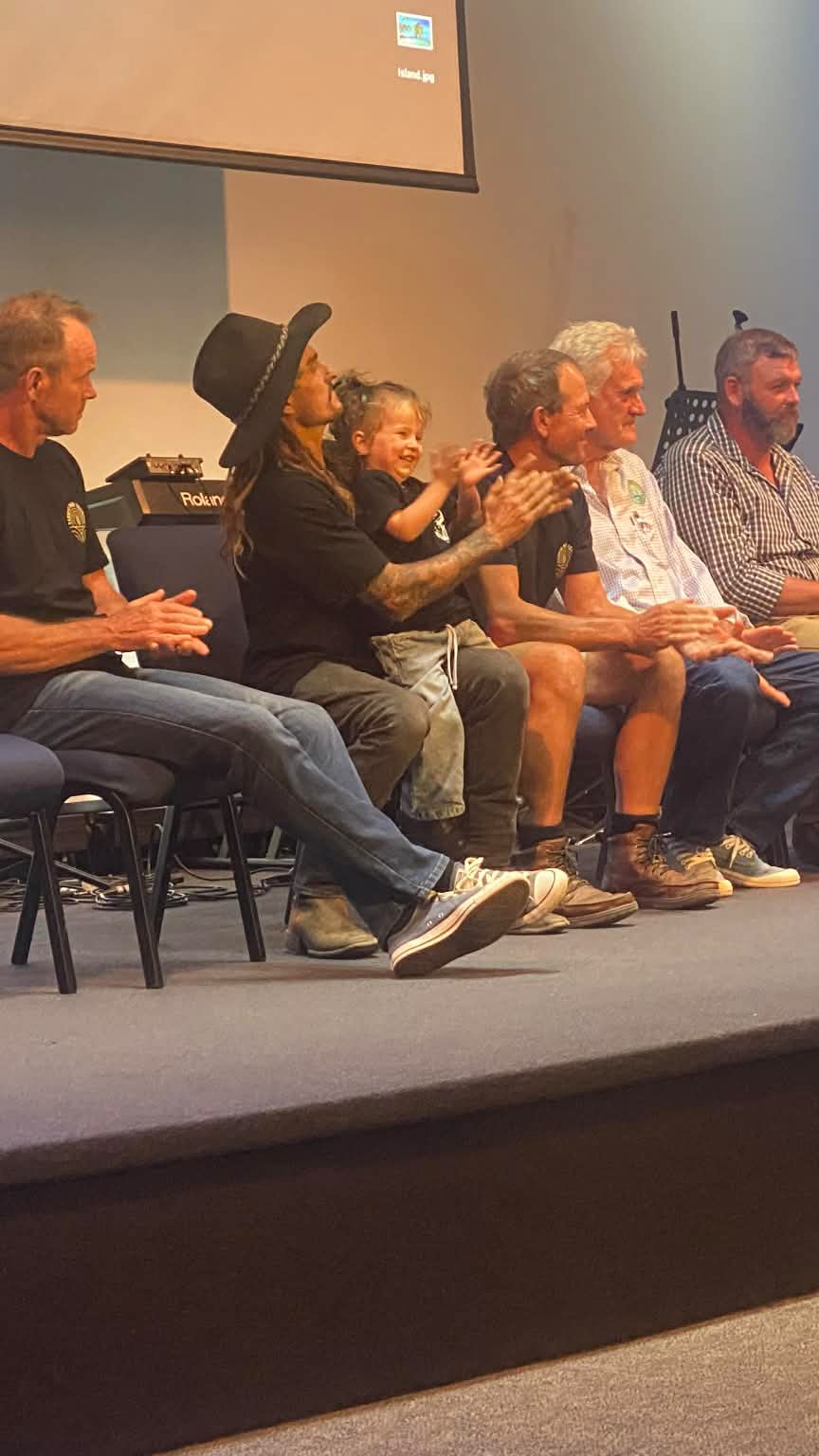 Had my number one fan on stage with me at the Sydney screening of Rehydrate Australia. @tarwynparktraining @charliearnott1 @tallaganda_farm @johnfry2795 @brownhatttt