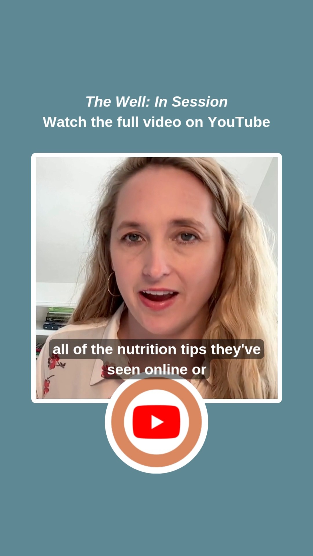 New The Well: In Session!
In The Well: In Session â Trying Everything and Getting Nowhere, weâre unpacking what it really means to feel stuck in your nutrition journey. If youâve bounced from plan to plan, pushed harder, tried faster results, and still feel behind â this conversation is for you.
Weâll talk about why slow progress isnât failure, how burnout happens when youâre constantly chasing more, and how social media noise can leave you overwhelmed and second-guessing every move. Most importantly, weâll cover when itâs time to call in a professional, how to lean on your support system, and why you donât have to figure this out alone. Sustainable progress starts with clarity â not chaos.
https://www.youtube.com/@eatwellelle
#nutrition #socialmediahealth #PersonalizedNutrition #healthylifestyle
