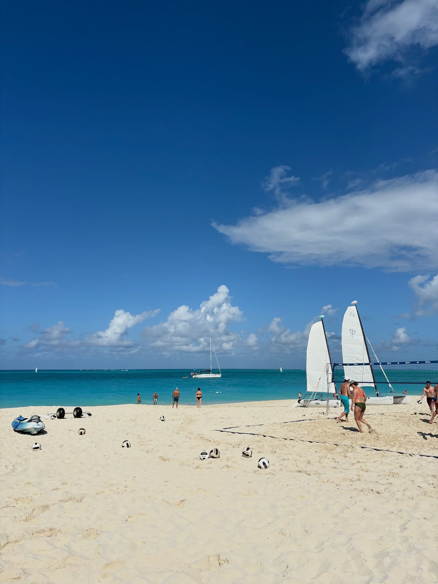 Reminiscing on the pure beauty of where we get to play volleyball for a week every year! No place we’d rather be!🏝️🤍😍