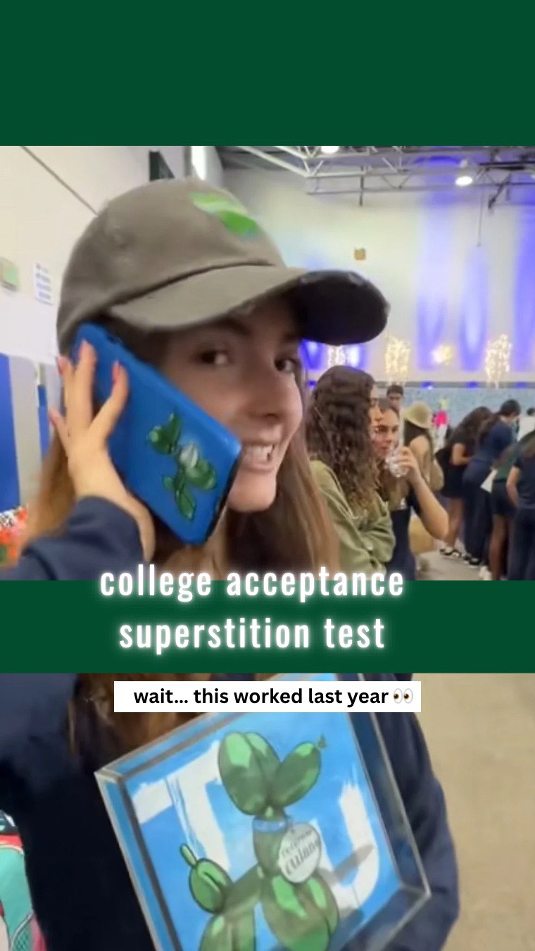 Last year she manifested Tulane…
and got in 💚
So obviously we’re testing the theory again this year 🤞
Drop the school you’re manifesting 👇