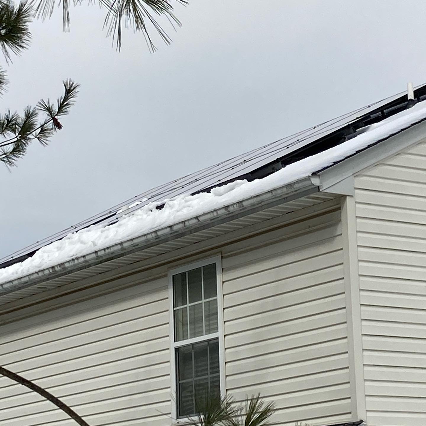 It’s ok Maryland... Spring is on the way and a great time to go Solar!!! Checking on a happy customer in Bel Air this morning.