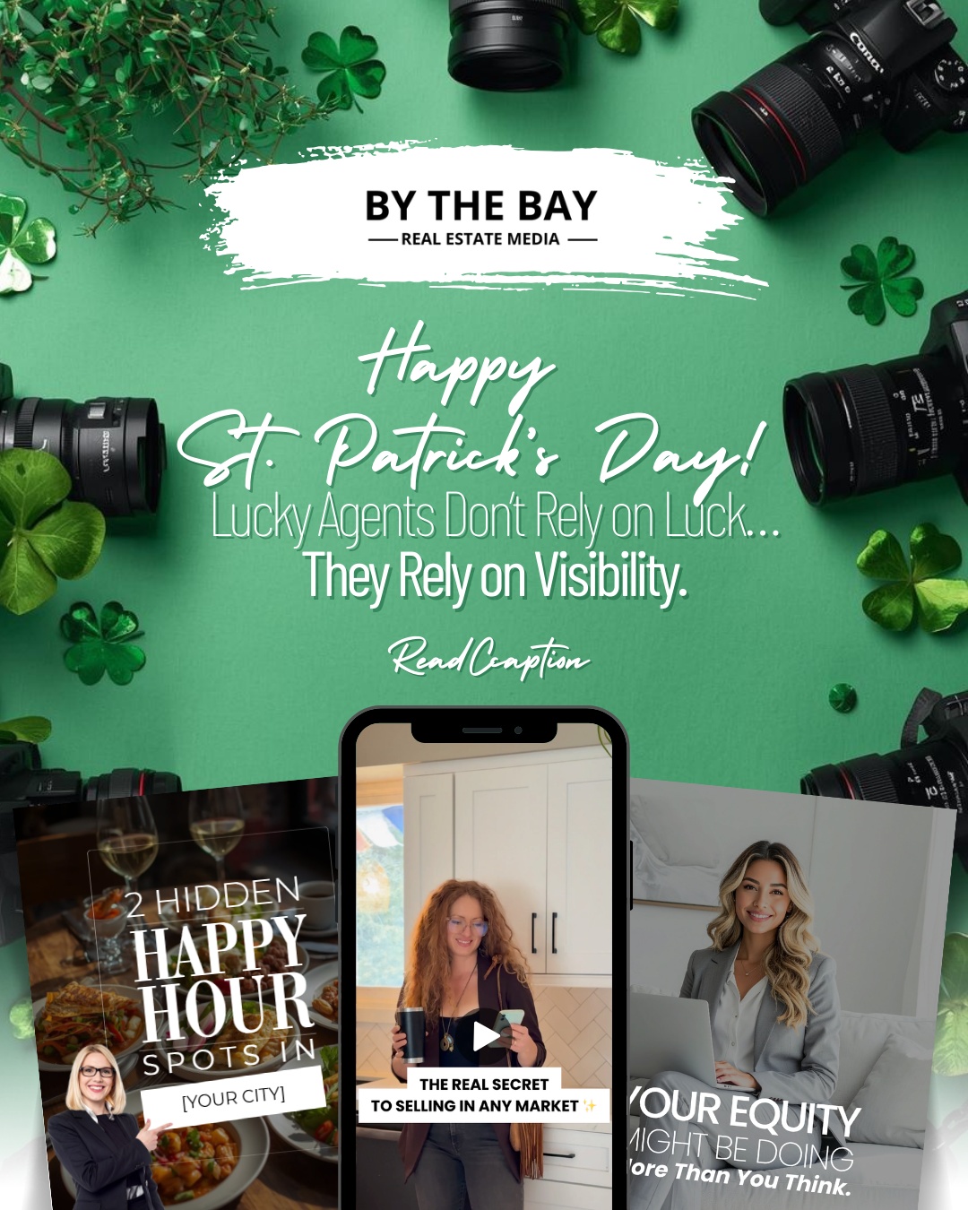 Happy St. Patrick’s Day! 🍀
In real estate, luck is fun… but consistent visibility is what actually builds listings.
That’s why we now offer more than just listing photos and video.
we help agents stay visible all month long with:
☘️ Monthly Business Spotlight posts
☘️ Lifestyle & community-focused content
☘️ Agent Branding Mini Shoots for powerful personal marketing
☘️ Scroll-stopping B-roll reels
Here’s where it gets powerful 👇
More eyes.
More reach.
More positioning as the local expert.
The real pot of gold isn’t luck — it’s consistent, strategic branding. 💰🏡
If you want to stand out this spring market, let’s talk about getting you set up.
#stpatricksday #realestatemarketing #localexpert #iguidebythebay #bythebaymedia