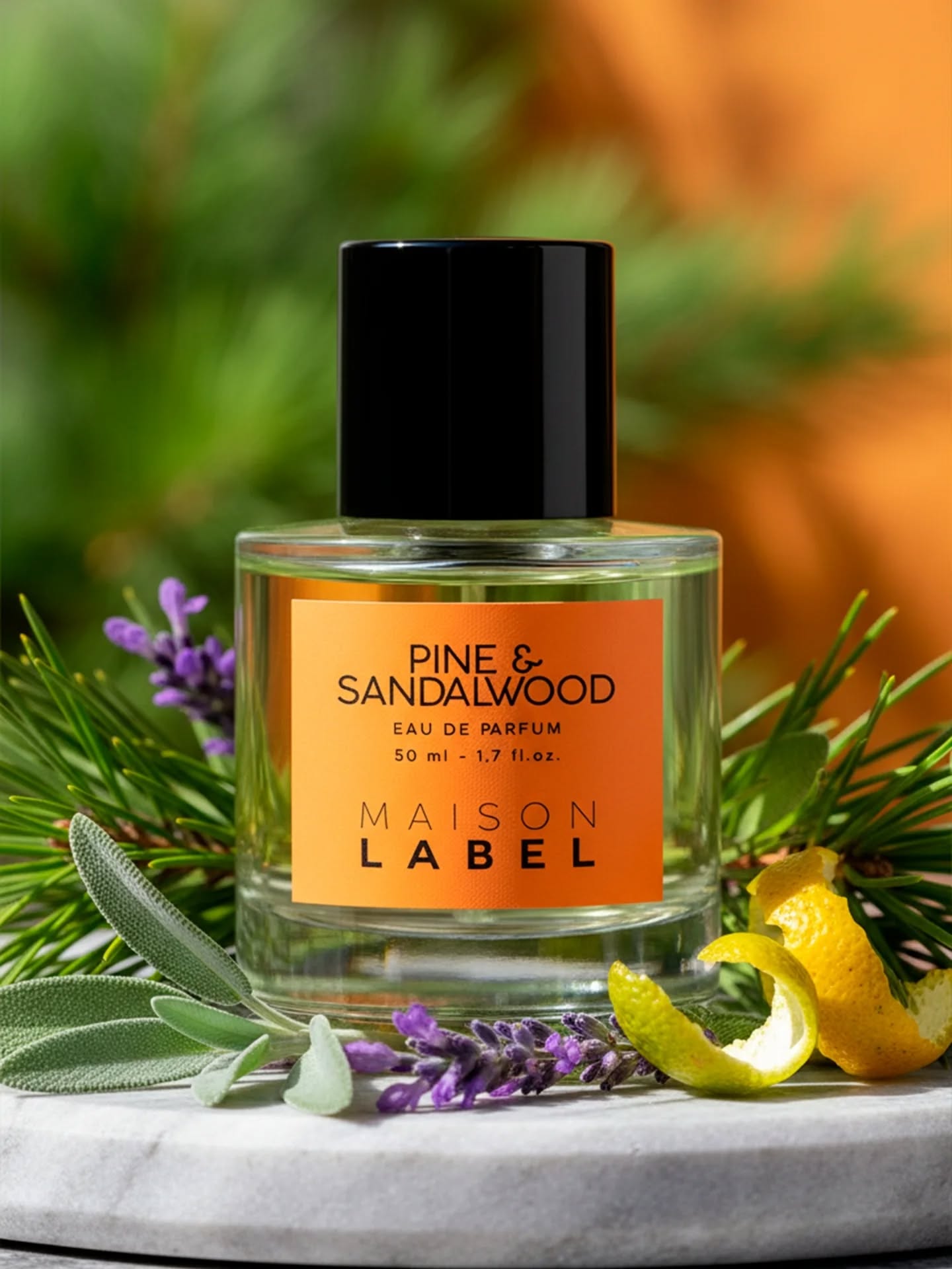Pine & Sandalwood is a fresh and refined woody fragrance.
Bright bergamot and spices open the scent with vibrant energy, softened by aromatic herbs and Mediterranean pine.
Clean, green and quietly elegant.
A fragrance that blends the wild spirit of the Canary Islands with the timeless sophistication of European style.
#MaisonLabel #PineAndSandalwood #FreshFragrance
#NichePerfume #PerfumeLovers