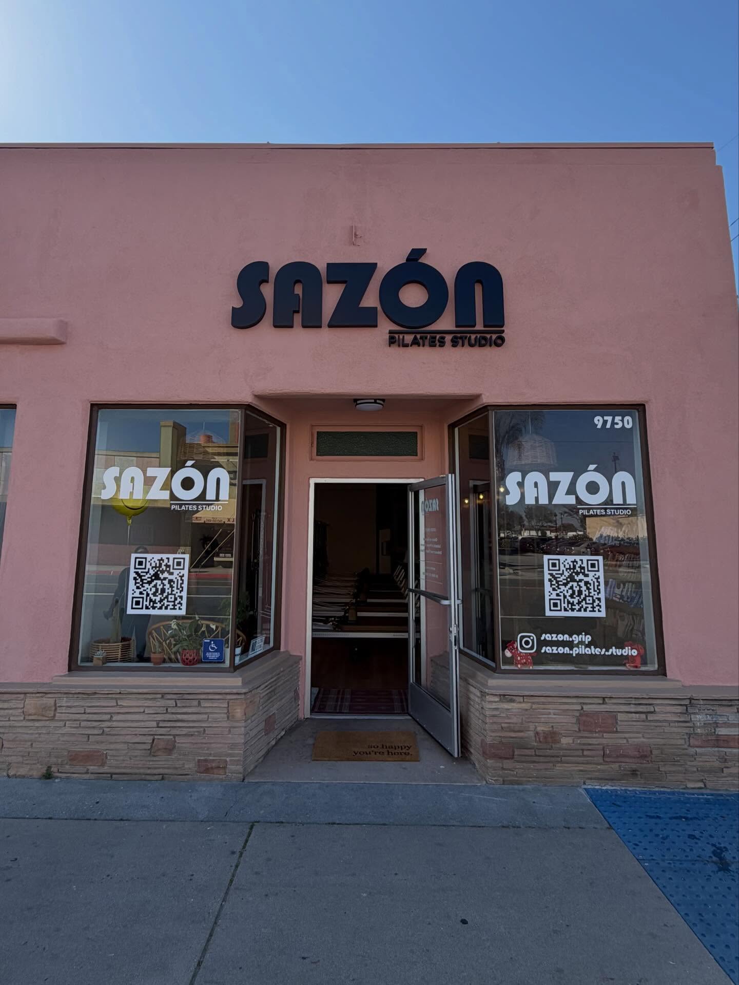 Thank you for the opportunity to provide your signage! Congratulations @sazon.pilates.studio 😍 your space is beautiful and we are so happy to have been a part of your journey! #bellflower #downtownbellflower #pilates