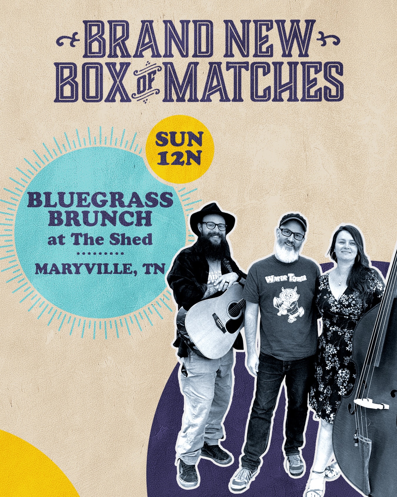 Sunday, March 22nd we’ll be playing the Bluegrass Brunch with our friend Travis at @shedjukejoint in Maryville, TN at 12 noon!
#bluegrass #uprightbass #livemusic
