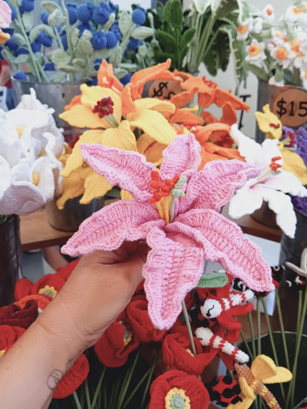 🌸 Pretty in Pink 🌸
Say hello to our gorgeous new Pink Lily crochet flowers 💗
Delicately handmade with love, these beauties are the perfect way to brighten someone’s day — and the best part… they’ll never wilt.
With Mother’s Day coming up, these pink lilies are a stunning way to show Mum how much she means to you 💕
#flowersthatlast #crochetart #smallbusinessaustralia #foreverflowers #marketfinds uniquegifts 💗