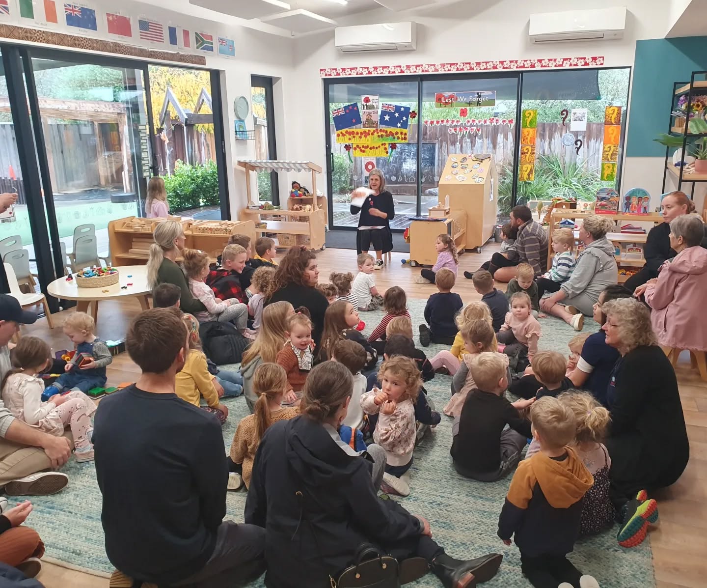 As part of our tamariki's inquiry into Anzac Day we shared a morning tea together with our whānau, grandparents, siblings, we enjoyed a Anzac Novel, Emma playing "The Last Post" with her French Horn and shared Anzac Biscuits. Thank you for those that came and shared this occasion with us.