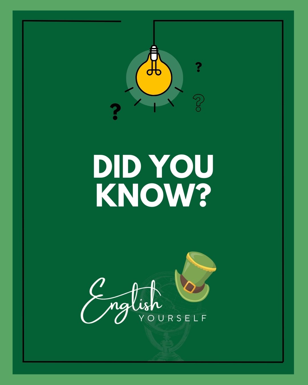 Did you know ? 🇮🇪🍀
Beer, clothes, monuments, and even rivers are turning green to celebrate St. Patrick’s Day, but this color wasn’t always associated with Ireland’s patron saint 👇
#saintpatricksday #formationanglais #coursanglais
