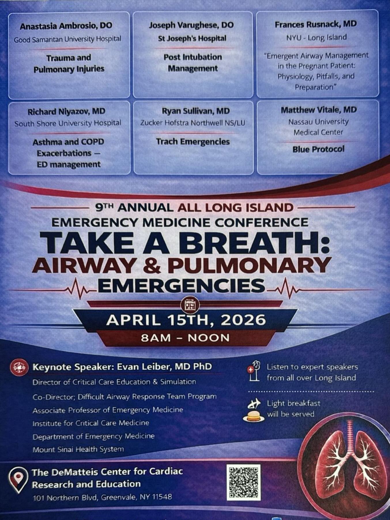 Big moment for the team ๐
Our very own Dr. Joe Varughese is presenting at the Long Island Emergency Medicine Conference ๐ฅ๐
Letโs go!! #EM #AirwayMasters