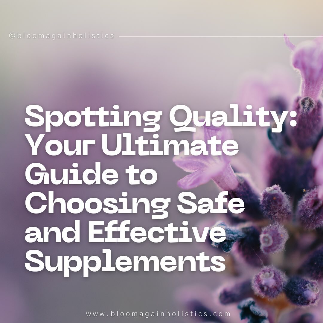 🛍️ Ready to make informed choices during your next shop?
You can find my latest blog at www.bloomagainholistics.com (or head to the link in bio)
#qualitysupplements #wellnessjourney #bloomagain