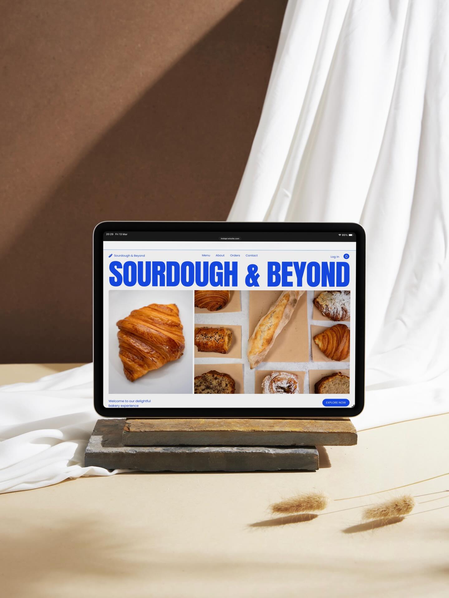 Concept of @sourdough.and.beyond website 🥐 🥖 🥯
#instapr #conceptwebsite #website