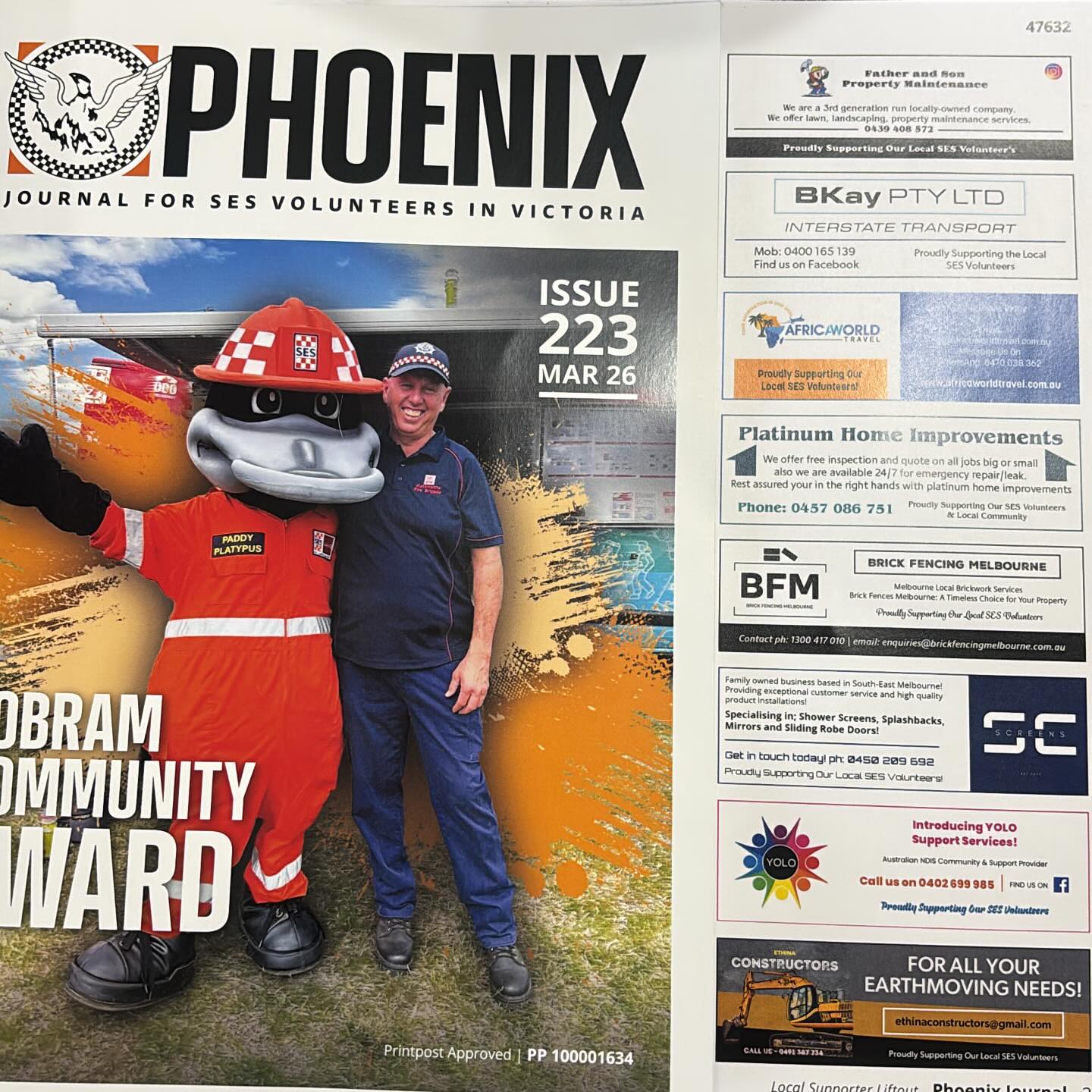 Proud to be supporting our SES volunteers in 2026!