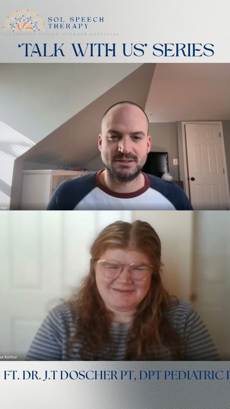 ‘Talk With Us’ series episode 2 🎙️
Part one 👆🏼
This week, we’re joined by Dr. J.T. Doscher, a pediatric physical therapist breaking down all things PT and the power of interdisciplinary care.
.
.
.
.
.
.
.
.
#PhysicalTherapy #pediatricphysicaltherapy #SpeechLanguageDevelopment #PhysicalTherapyNJ #SpeechTherapyNJ