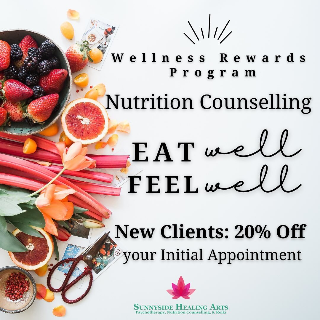 Wellness Rewards: 20% Off your Initial Assessment for new Nutrition Counselling clients!
Achieve Optimal Wellness with Holistic Nutrition
Counselling💫
Are you experiencing:
✅ Stubborn weight gain
✅ Bloating
✅ Insatiable Cravings
✅ Emotional Eating
✅ Anxiety or Depression
✅ Irritability
✅ Seasonal Depression
✅ Poor sleep quality/duration
✅ Decreased immunity
If so, Nutrition Counselling can help you:
✨Manage Weight
✨ Say goodbye to bloating
✨ Satiate cravings
✨ Cope with emotional cravings
✨ Reduce anxious or depressive symptoms
✨ Improve mood
✨ Improve sleep
✨ Improve immune health
At Sunnyside Healing Arts, we are focused on transformative whole-person health. The reciprocal relationship between food and mood and the impact of the gut-brain connection on health is essential to explore for optimal wellness 🍓🍇🥑🍋🍍🍊🥦
Did you know that the gut-brain axis influences mood, digestion, immunity and cognition? What, how, when, where, why, quantity and quality of the food we eat influence how we feel, our cognitive state, energy, immune health, digestion and much more 💡
Whether you’re looking to increase energy, boost mood, reduce stress, enhance sleep, improve cognition (bye bye brain fog!) and much more, our Nutritionist, Jennifer, has recipes and meal plans specifically designed and tailored to your unique needs.
“I believe that each person’s journey is unique and there is no one-size-fits-all solution to wellness. I’m excited to embark on this wellness journey with you.” ~ Jennifer Kotwinski, Registered Holistic Nutritionist
If you are interested in transforming your health through Nutrition Counselling, Jennifer is here to answer your questions.
To book a discovery call or Initial Assessment appointment, contact Jennifer at jennifer.k.sha@gmail.com or call (416) 220-1100
#sunnysidehealingarts #nutritioncounselling #holisticnutrition #holisticnutritionist #ontario #ontariocanada #foodandmood #foodmoodconnection #gutbrain #gutbrainconnection #gutbrainhealth
