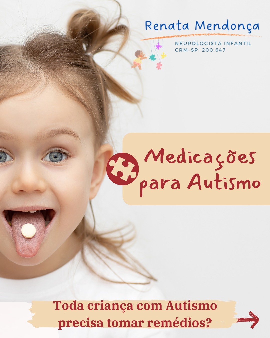 🧩 Aproveitando o abril azul venho trazer um tópico que sempre me perguntam no consultório.
💙Quando e como usar as medicações no autismo? Veja o post e tire suas dúvidas!
#autismoinfantil #autismo #tea #neuroped #neuroinfantil #abrilazul #abrilazul💙