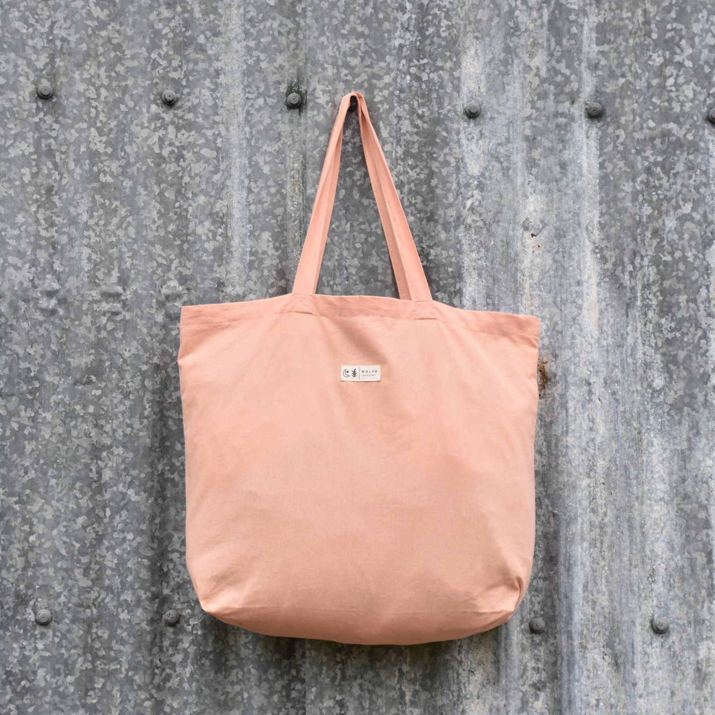 Launching our new Tote Bags! Constructed using 100% Organic Cotton and coloured using natural plant dyes. The coral pink is dyed using Pomegranate and Madder, and the Lagoon Blue is dyed using Woad. These are available on our website now and all future markets!