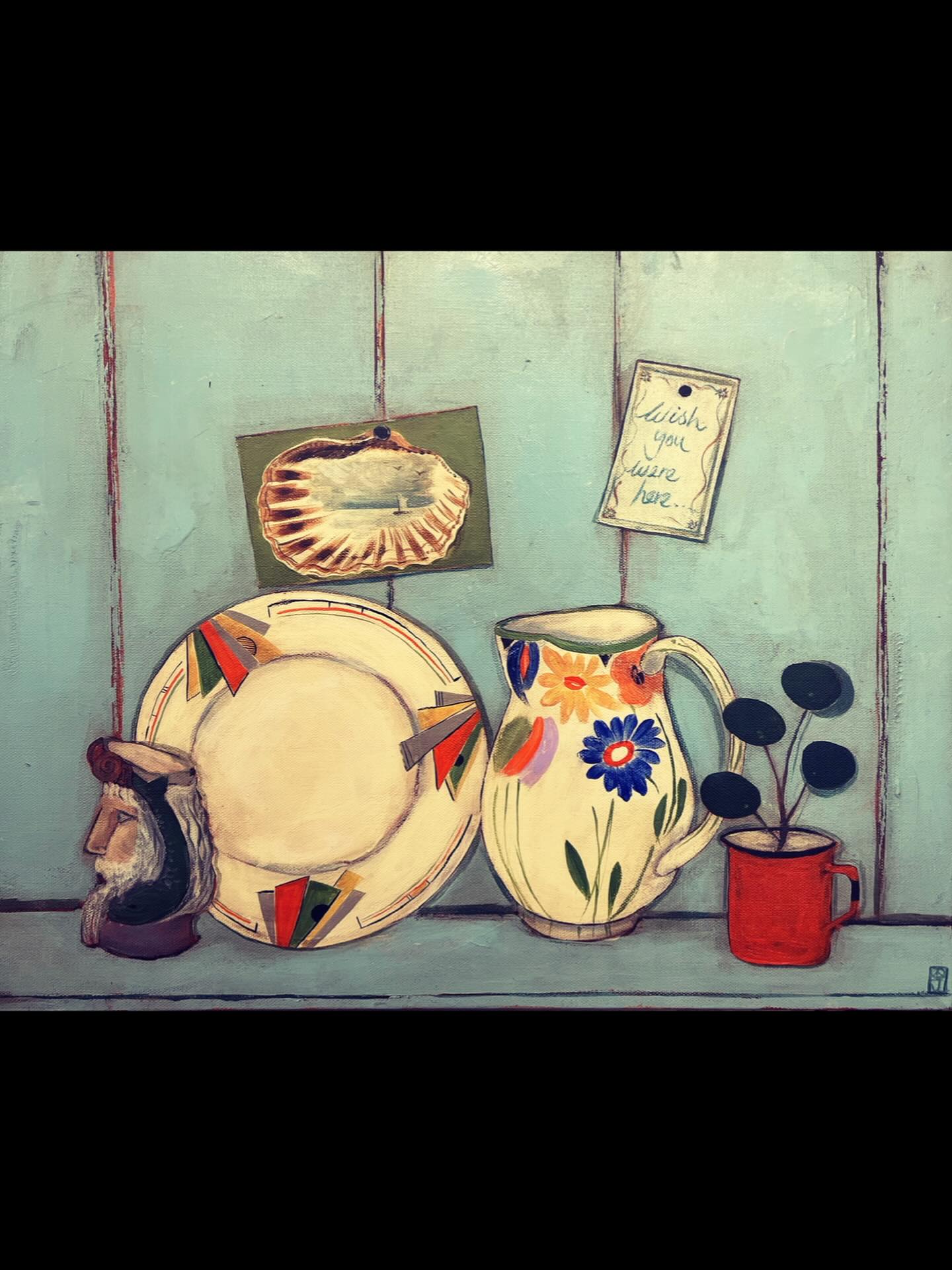 Wish You Were Here…
Sold long ago but available as a greeting card…. #wishyouwerehere #hernebay #sherose165