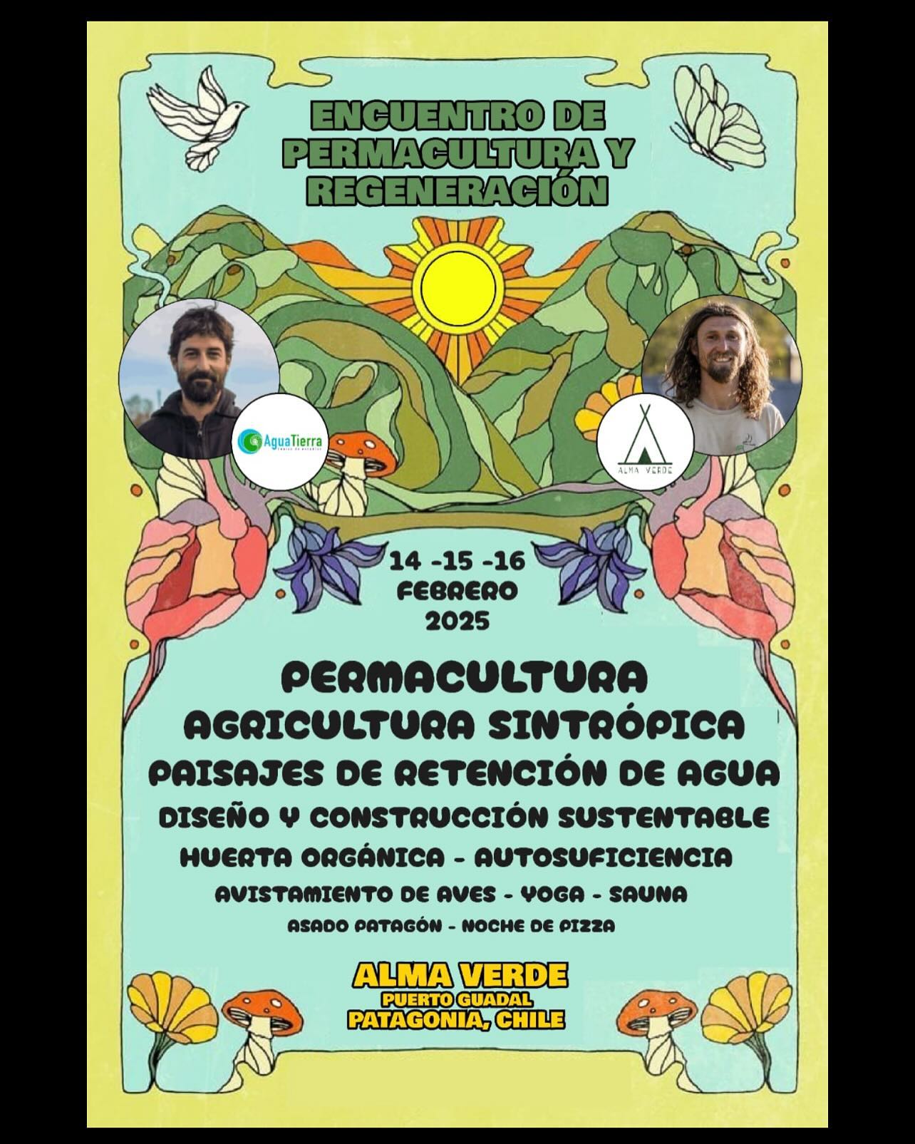 Queridos Amigos y amigas de Alma Verde, los queremos invitar a este encuentro de permacultura y regeneración! Estaremos con nuestro amigo Francisco Fuenzalida de @regeneracionaguatierra compartiendo mucha información relevante para todos aquellos que se están embarcando en este viaje de la regeneración, una vida más sustentable y autosuficiente! No te lo pierdas !
#patagonia
#regeneracion
#permacultura
#permaculture
