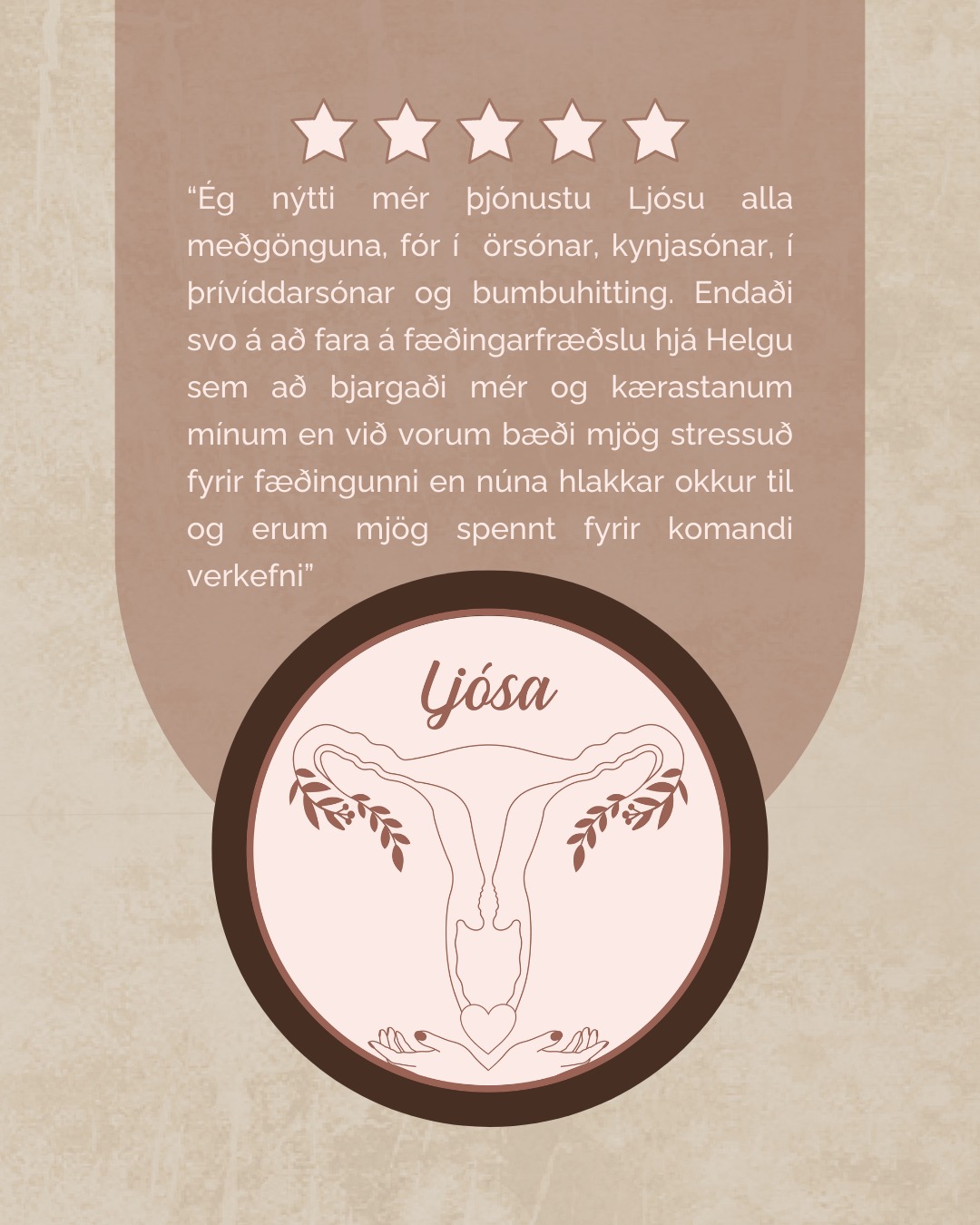 Við í Ljósu fylgjum ykkur alla meðgönguna :)