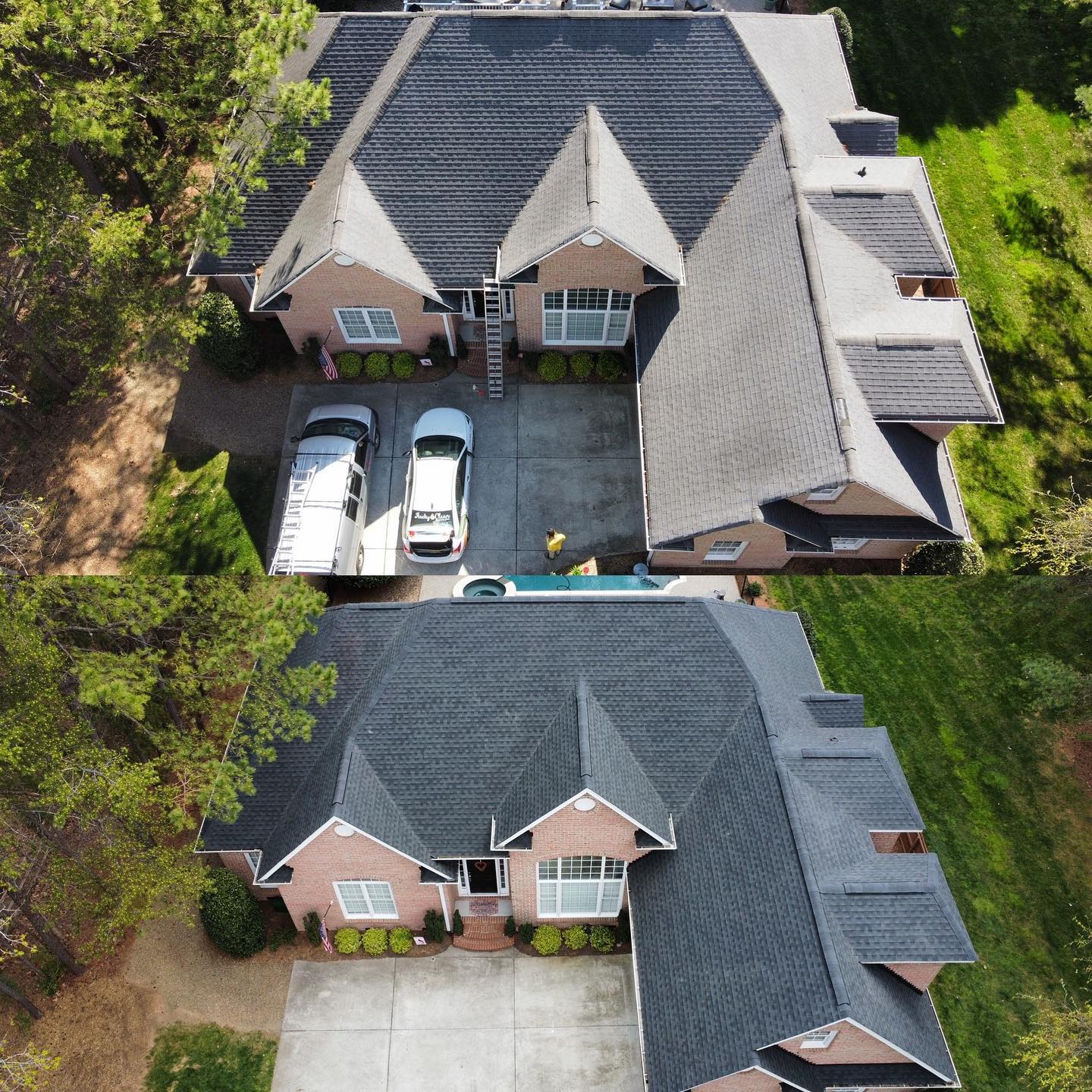 Re-roof with GAF Timberline HDZ - Charcoal in Cornelius, NC