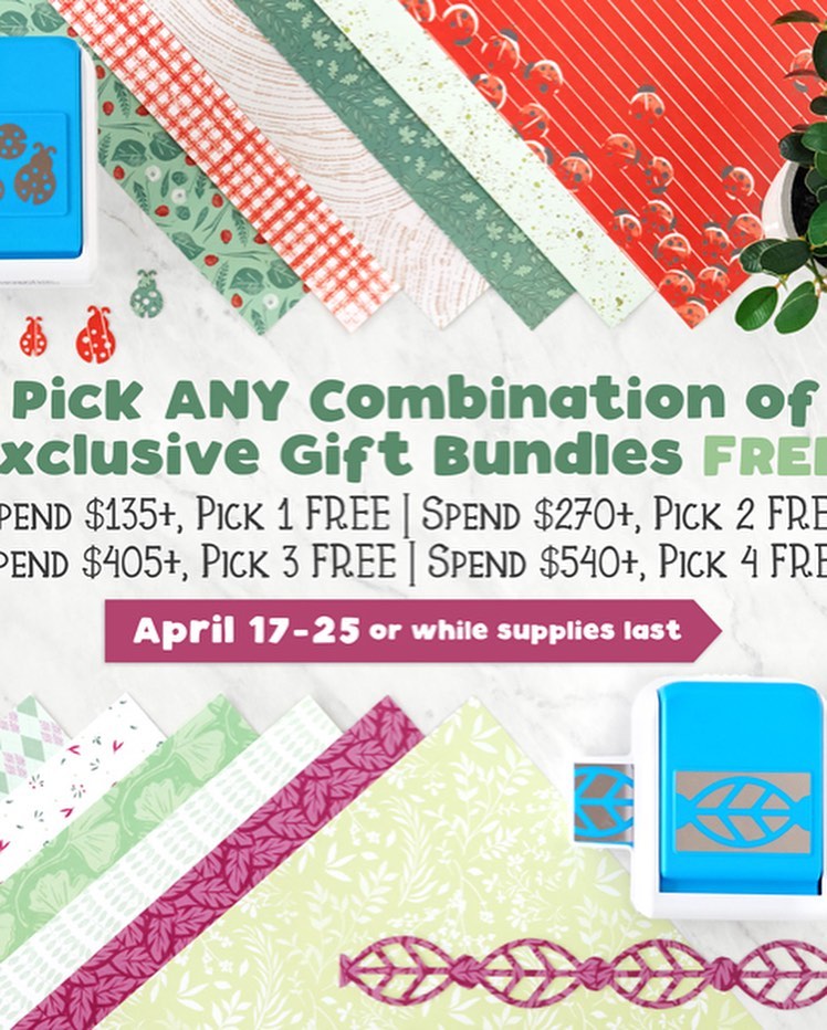 It’s PROMO Monday!!! Order ASAP while supplies last! Make it a Scrappy Spring!!!