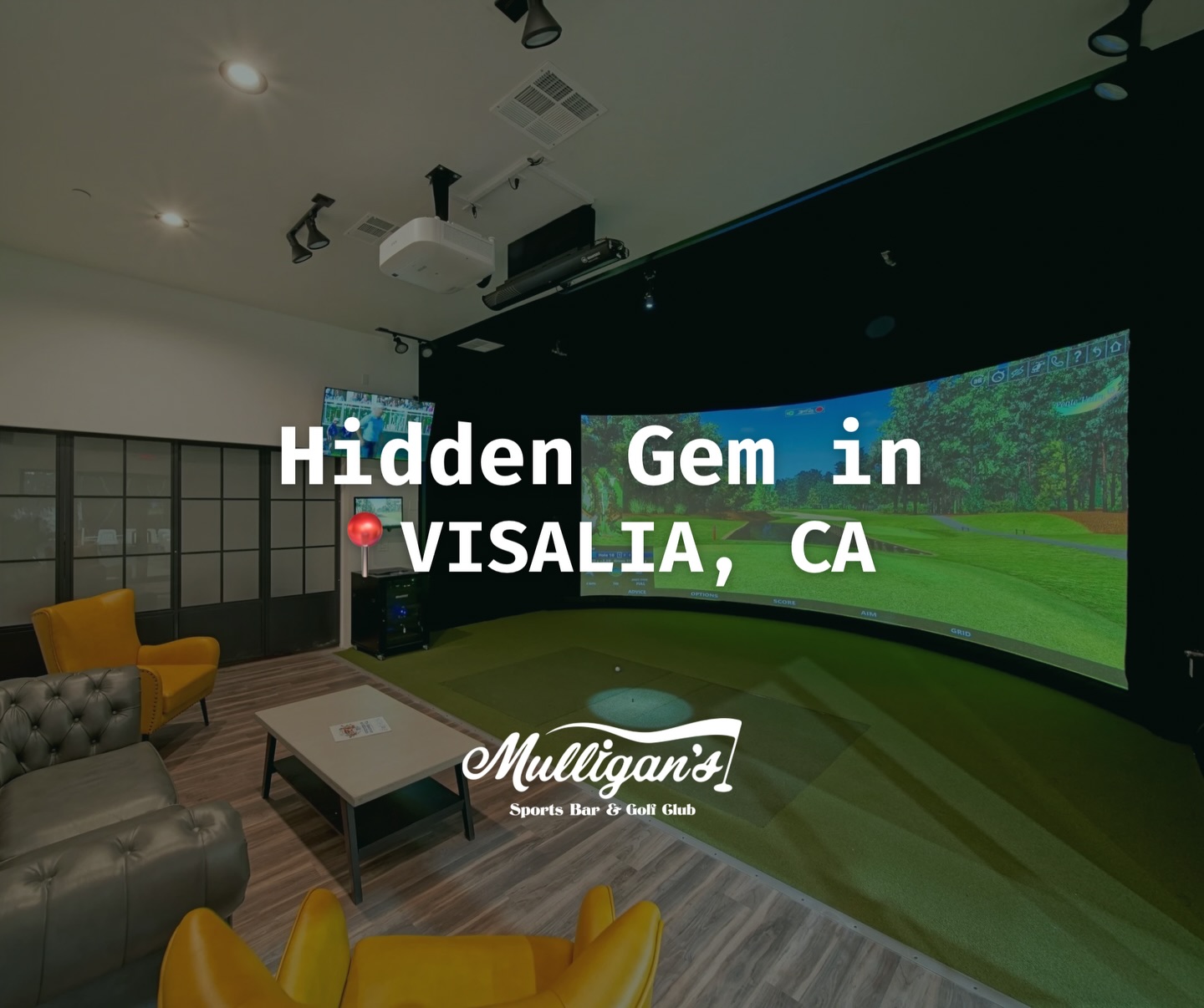 Wait... THIS is in Visalia?! 🤯
Most people drive past our Downtown spot with no idea we have:
→ 7 @aboutgolfsims simulators (the BEST in the game)
→ 90+ world famous courses you can play
→ 140° wraparound screens (yes, like Topgolf but BETTER)
→ Private VIP suites that fit up to 12 people
→ Full bar + elevated menu
Not your grandpa’s golf. This is where the game meets the vibe. 🏌️♂️🥃
Tag who needs to see this 👇
Mulligan’s Sports Bar & Indoor Golf
📍 307 East Main Street, Visalia, CA 93291
#aboutGOLF #VisaliaCA #IndoorGolf #CentralValleyEats #DateNightIdeas