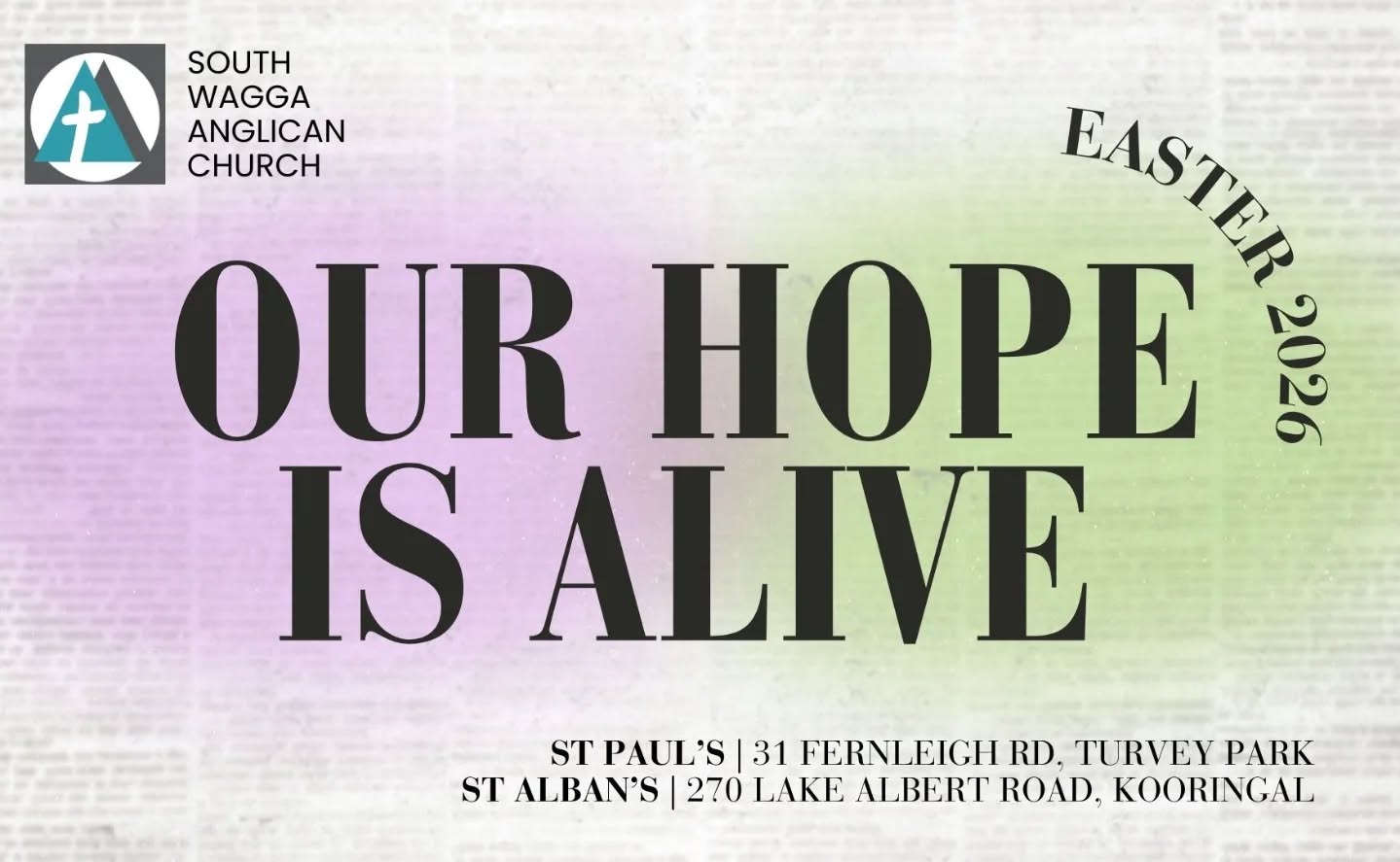 Are you struggling to find hope in a world full of sorrow? ⁉️
Come find the promised Living Hope found in Jesus Christ this Easter. ✝️
All are welcome to join us, whether you're a regular or haven't been to church for a while.
We'd love to see you. ☕️🍪