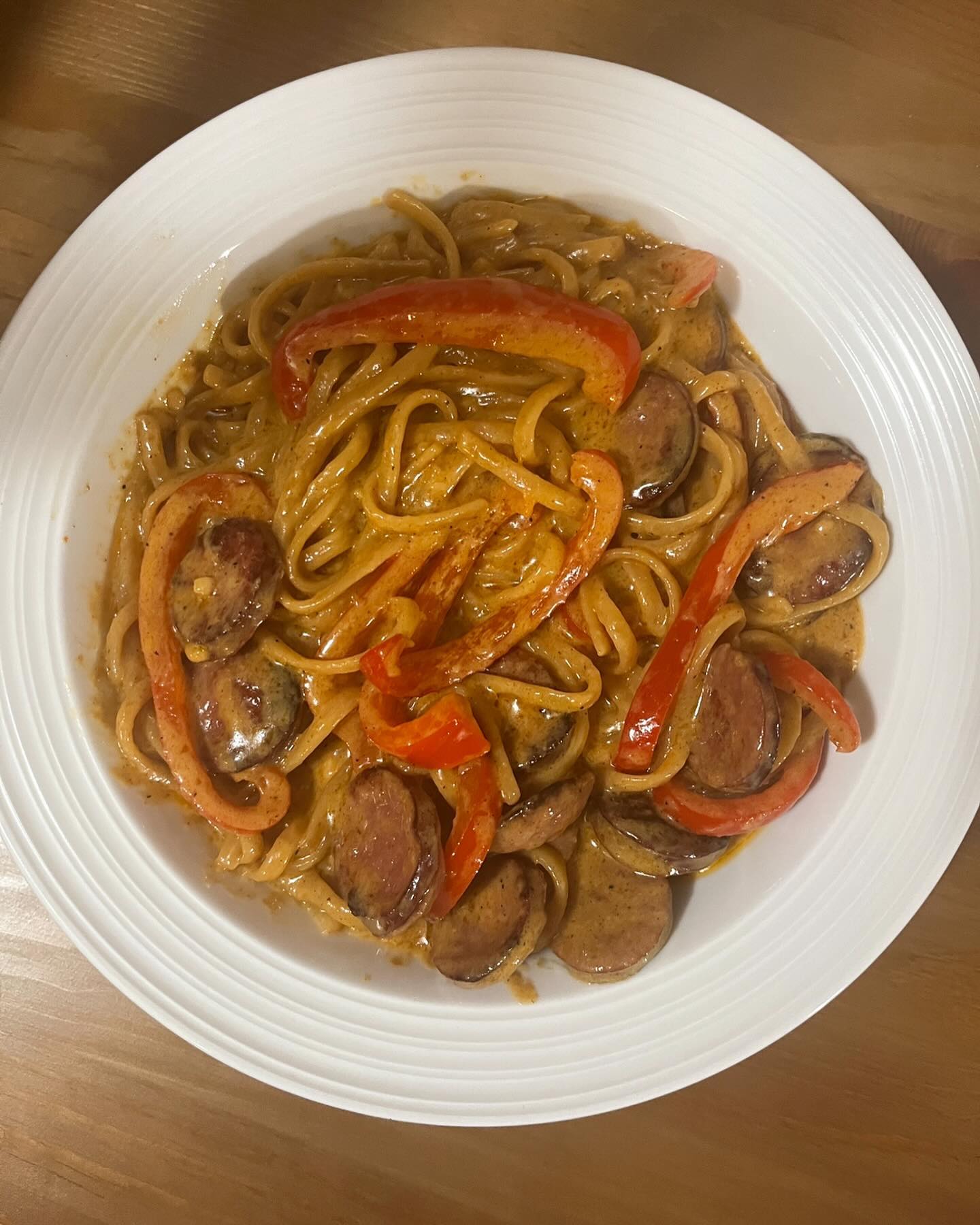We were missing Duy’s Cajun Pasta from his food truck days