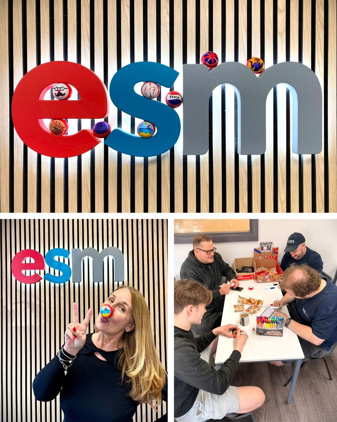 Today is #RedNoseDay, and at ESM, we're all getting involved in the madness... 🙃
In partnership with local Kent artist @mrdoodle, this year's Red Nose is fully customisable, so our office and workshop staff have been getting creative with their own fantastic designs! 🎨
@comicrelief has been around for over 40 years, each year working with over 1,000 organisations and supporting more than 35,000 projects helping with things like:
🔴 Basic Needs
🔴 A Safe Place to Call Home
🔴 Best Start in Life
🔴 Safe from Harm
🔴 Justice for All
If you'd like to donate, see the link to our Red Nose Day JustGiving page in the comments below!
#comicrelief #getinvolved #charity #fundraising #creative