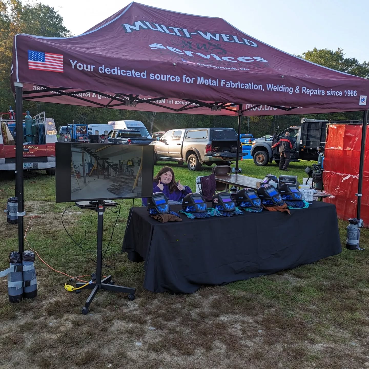 Another successful New Hampshire construction career days in the books. This year was our 13th or 14th ( we aren't really sure) volunteering to help introduce middle and high school students to the welding trade. 200-300 students made their way through our booth over the course of the two day event and had an opportunity to try their hand at stick and MIG welding. A special thanks to @garrett_soucy for volunteering his time to help out and @middlesex_gases for providing us with filler metals and some welding PPE to raffle off to one lucky student.