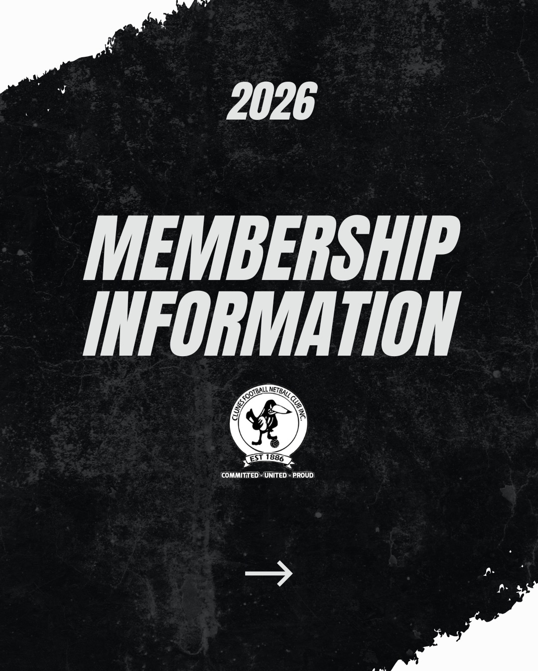 🚨MEMBERSHIP INFORMATION🚨
Please see our 2026 Membership options below! Avoid leaving buying your membership too late by signing up today.
Remember, player sponsorships are our PREFERRED method of membership for players. Payments of $500+ are tax deductible💰 for ABN holders. Please visit the link in our bio to find the form to send to your sponsor.
For all membership options, payment can be directly deposited into the club’s account:
Clunes Football Netball Club
BSB: 633 000
ACC: 123 691 651
REF: first initial/ surname/ membership (e.g. J Smith 500 or J Smith Senior Football)