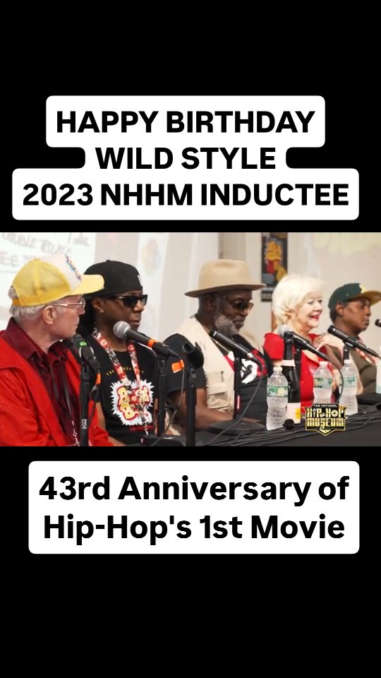 🎉Happy 43rd Anniversary to WILD STYLE, Hip-Hop's 1st Movie Directed by @twincharlie Featuring @fab5freddy @grandmastercaz07 @therealgrandwizzardtheodore @chiefrocker_busyb @djkeviekevrockwell @_rodneycmakinhistory_ @leequinones @ladypinknyc @tonycrush96 @djflash4eva Rock Steady Crew, Cold Crush Brothers and many more #wildstyle #graffiti #OldSchoolHipHop
📜Founder @djboom_lv
🎤Executive Director @mastergeesugarhill
🎙Historian @jayquan.hiphop.historian
🎧Music Director @dj_rbi
📽Director @wvision.co and @nicklight01
🖼Resident Artist @sceneism7art
🧢Fashion Director @trueheadzclothing
🎂Fabricators @espazino @alwowcreations
🏅Fabricator @buckeydavis
🎨Chief Curator @anotherredsummer
💻Digital Director @iamclbonline
🎭Ambassadors @hiphoptrooper
@theblingkingz
🎨Creative Director @ajkatzart
🎁Retail Director @ericaparm
🎥Videographer @birthofhiphop
🚘Transportation Director @mnmmmark
🎼Archival & Talent Director @geechiedanofficial