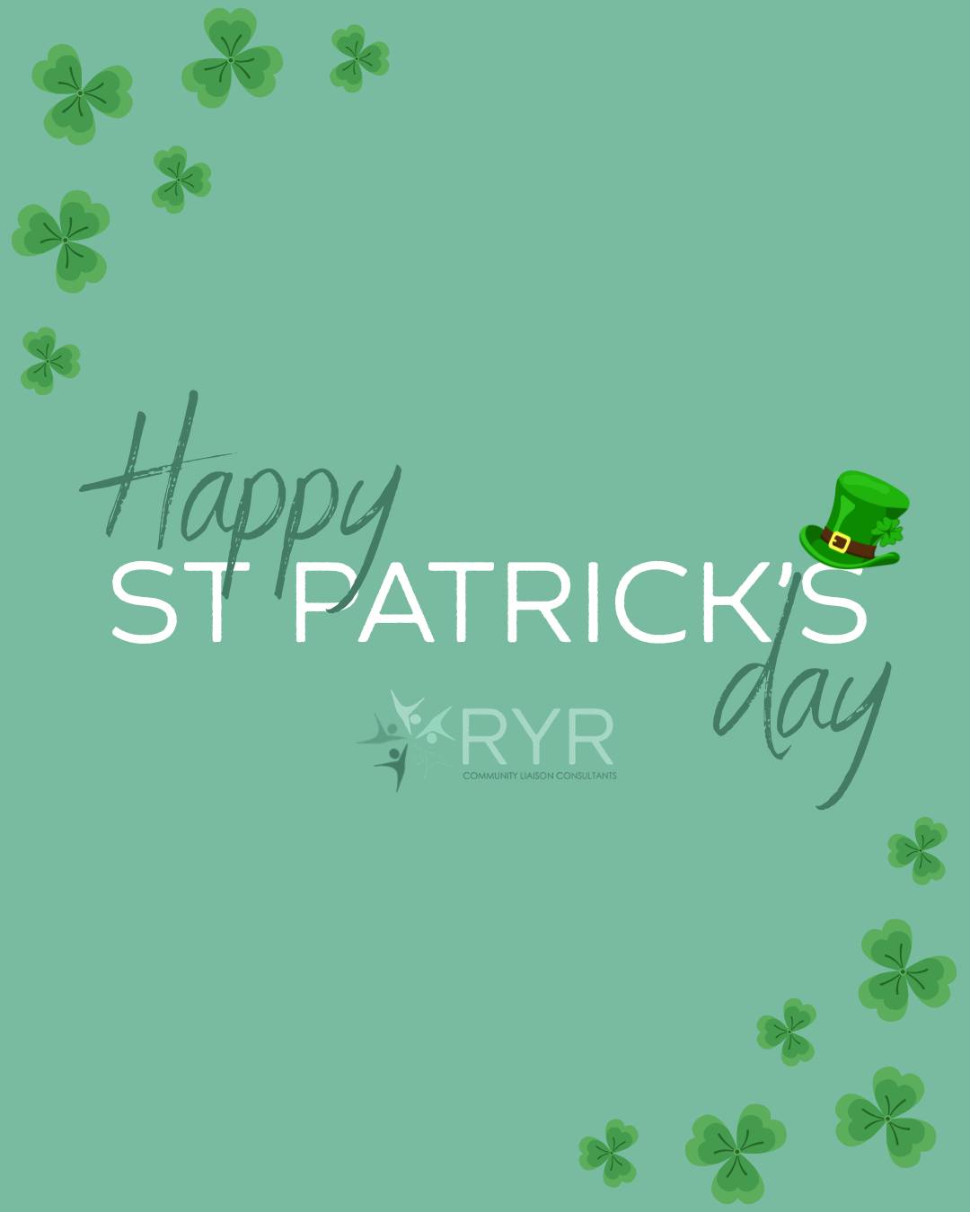🍀Happy St Patrick’s Day from RYR🍀
Today is a great reminder that strong communities are built through connection, collaboration and trust.
At RYR, we’re proud to support projects by bringing communities, stakeholders and partners together through clear communication and meaningful engagement.
Wishing our clients, partners and communities a positive and prosperous St Patrick’s Day.
#StPatricksDay #CommunityEngagement #StakeholderEngagement #SocialValue #RYRLtd