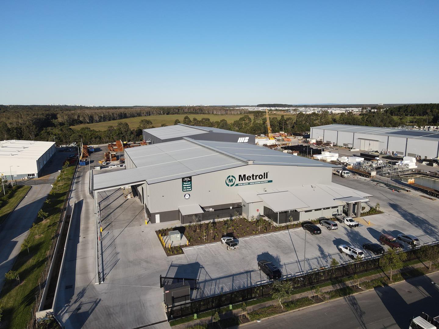 Recently completed project for Metroll and Mesh and Bar. 24,000sqm site with 8300smq of building area.