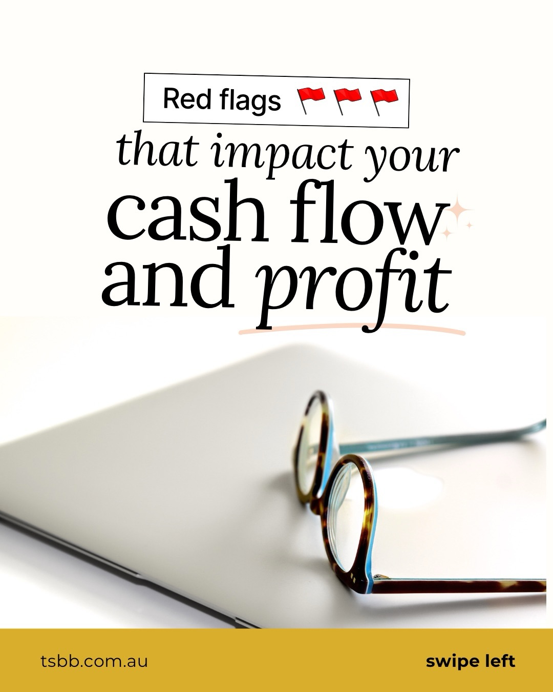 Cash flow problems rarely happen overnight.
They usually start as small warning signs that get ignored.
Shrinking margins. Rising expenses. Unreconciled accounts. Negative balances.
The earlier you catch them, the easier they are to fix.
When was the last time you reviewed your reports?
If you are seeing any of these red flags in your business, it may be time for a full review of your business finances.
Send us a message to schedule a review or cleanup.
.
.
.
#thesmallbusinessbook
#perthbookkeeper
#perthaccountant
#WAbookkeeper
#WAaccountant