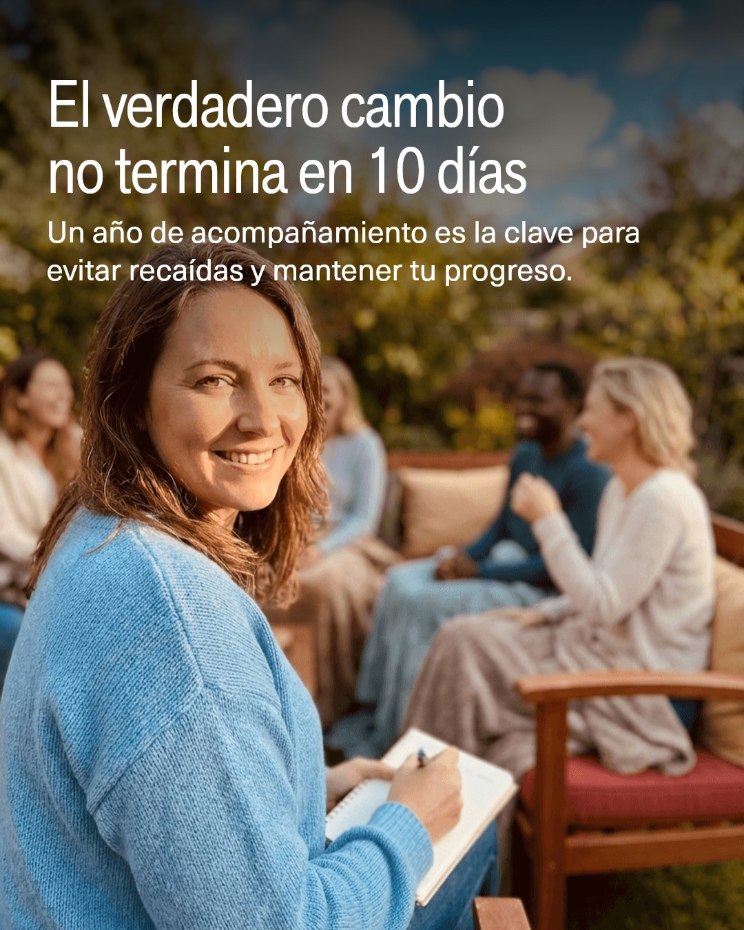 DIEZ DÍAS INTENSIVOS. UN AÑO DE SEGUIMIENTO. LA COMBINACIÓN PERFECTA
Un año de acompañamiento terapéutico no es un lujo, es una necesidad para consolidar el cambio y evitar recaídas.
Después de completar un retiro intensivo de 10 días, muchas personas sienten que han dado un gran paso, pero el verdadero desafío es mantener ese cambio en el día a día. Sin un apoyo constante, las recaídas pueden aparecer cuando menos se espera.
En Programa Victoria, ofrecemos un seguimiento personalizado durante un año completo. Esto incluye sesiones individuales y grupales, tanto presenciales como por videoconferencia, además de contacto continuo por teléfono y mensajes. Este acompañamiento garantiza que no estás solo en tu camino hacia una vida libre de adicciones.
Un caso común: Juan, ejecutivo con una agenda apretada, logró superar su adicción en el retiro, pero fue el acompañamiento durante 12 meses lo que le permitió enfrentar situaciones de estrés sin caer en viejos hábitos. Hoy mantiene una vida estable y plena.
Lo que significa para ti: el cambio real no termina en 10 días. La recuperación sólida requiere tiempo, apoyo y herramientas para enfrentar los riesgos diarios. Un año de acompañamiento es tu red de seguridad para que el esfuerzo realizado no se pierda.
www.programavictoria.com
¿Estás listo para dar ese paso que asegura tu bienestar a largo plazo? La prevención de recaídas comienza con un compromiso sostenido y acompañado. No estás solo, y en Programa Victoria estamos aquí para apoyarte en cada etapa.