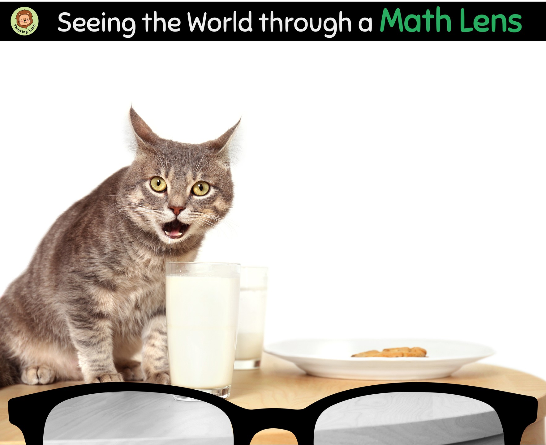 👓 Once you start seeing the world through a math lens, you’ll notice endless learning opportunities for your child!
🌎 Understand the world through math, and understand math through the world.
👀 What math do you see from a cat?
#thinkinglion #MathLens #MathIsFun #FamilyMathconnections #creativemath #appliedmathematics