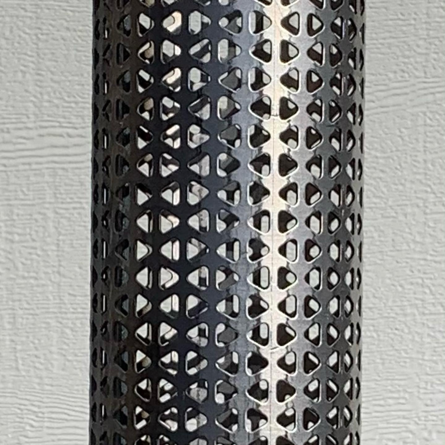 New riser design! Triangle perforated w/ vertical seam.