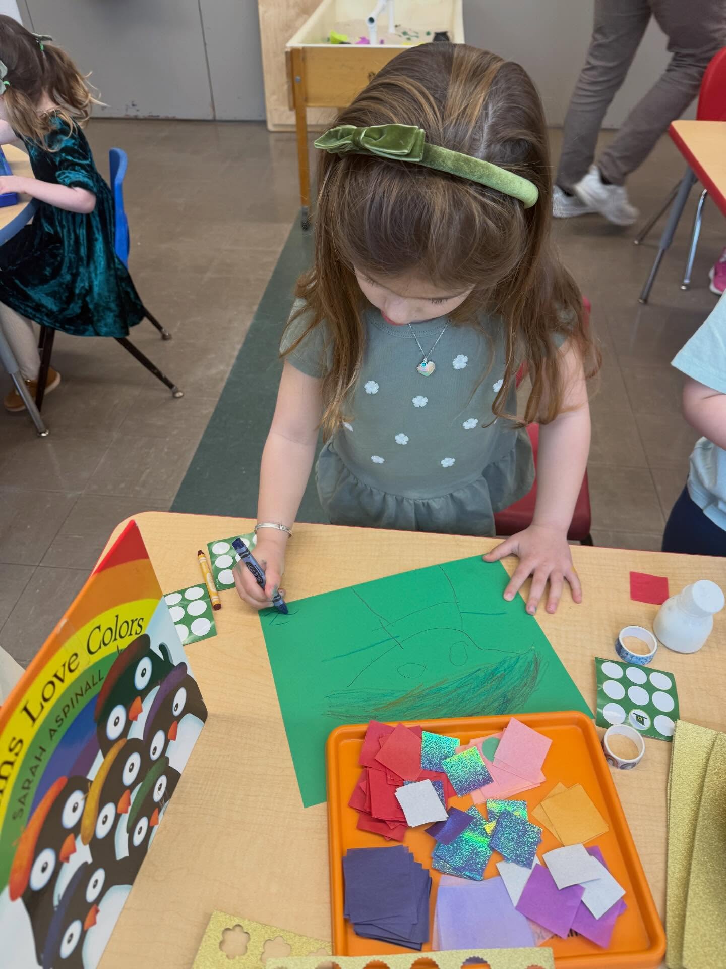 Scenes from a very colorful St Patrick’s Day at WCNS! 🍀🌈🍀