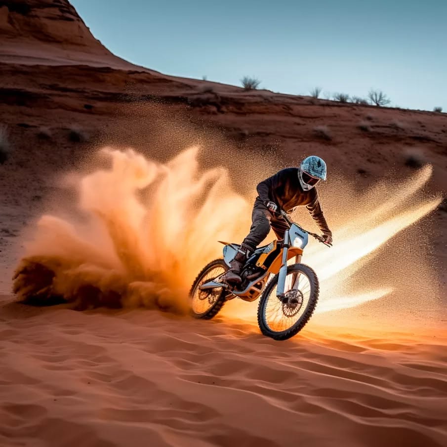 DirtyDog
~
¤
¤
¤
¤
¤
#thisisthejam #bikegang #electricbike #photooftheday #electricbikes #bike #trailblazer #trailblazing #trailhunter #bushwacker #explore #extremerider #extremesport #adrenaline #bikeride #electric #surron #mtx #trails #offroad #dirttrails #trailriding #offroad #offroadtyres #ai #midjourney #midjourneyv5 #midjourneyai #aibikes #aielectric