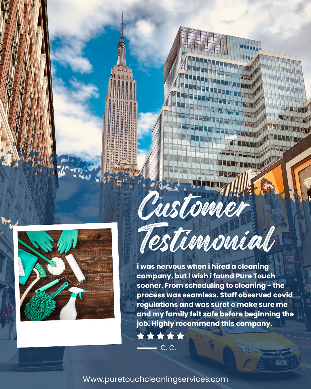 Another happy client! 🧼✨
We take pride in delivering spotless results and reliable service — every single time.
Whether it’s an office, gym, or building, Pure Touch Cleaning keeps New York shining."
#NYCCommercialCleaning #OfficeCleaningExperts #PureTouchCleaning #CleanSpacesBetterWork