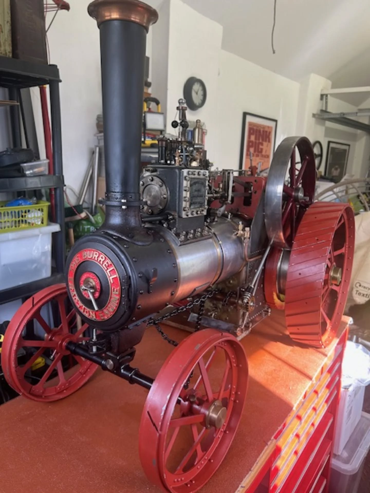 Beautifully engineered 3" Burrell project, in new un-steamed condition but unfortunately the home built boiler failed on the initial hydraulic so will need replacing. The rest of the engine though really is first rate and when finished this will be a really fine example.
For full details please see https://www.legacyvehicles.co.uk/miniatures
.
.
#burrell #tractionengine #steamengine #miniaturesteam