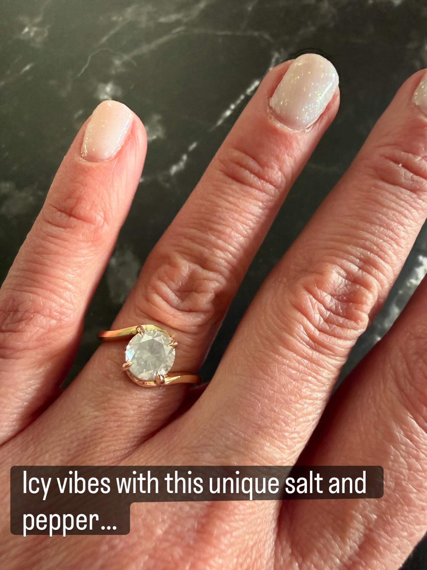Salty diamonds are such a vibe…. Let us know what your dream diamond is.
