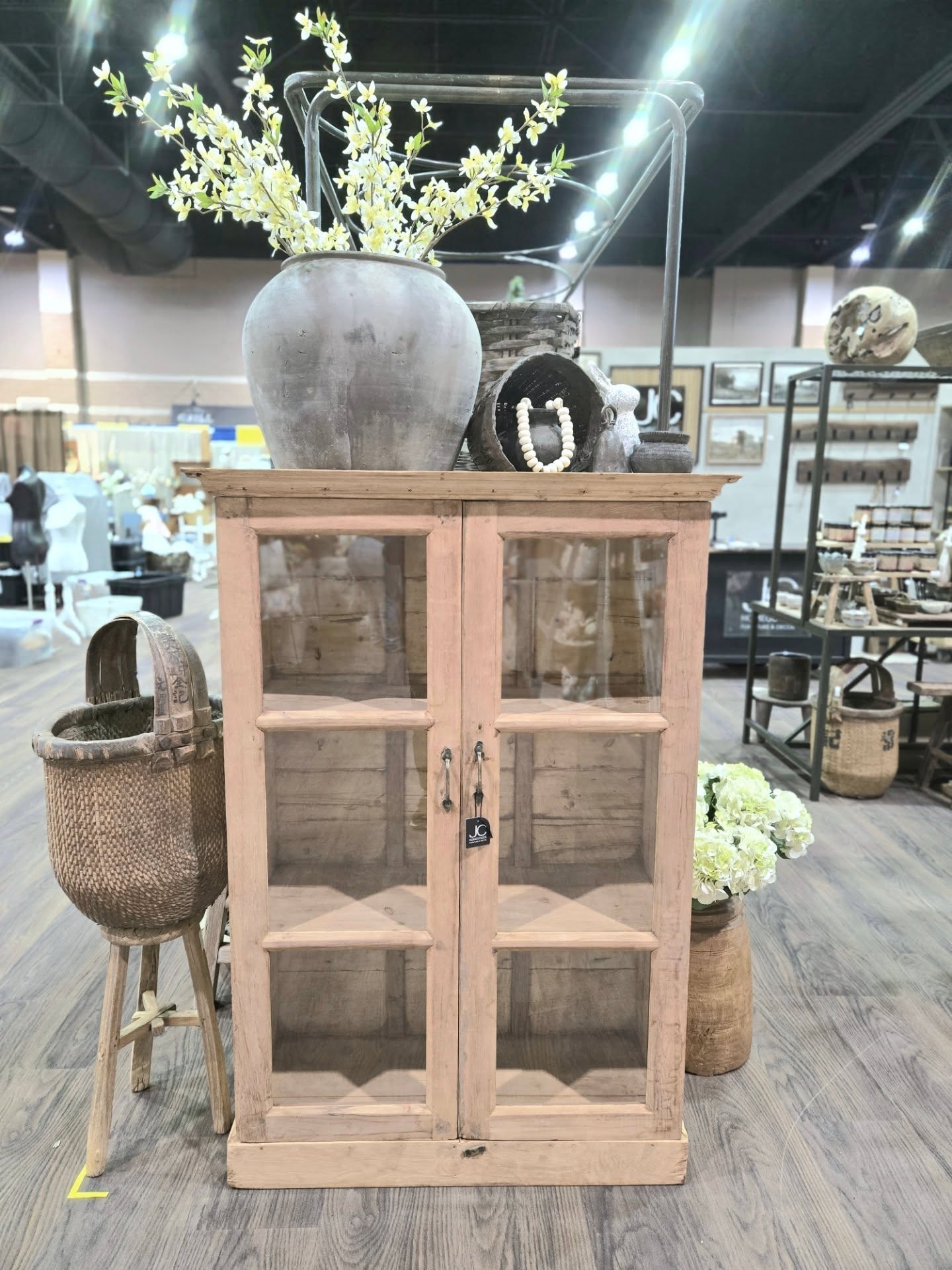 Coming off an amazing weekend in St. Louis, and this beauty found its new home. 😍
This vintage glass-front cabinet was salvaged, stripped, and bleached in India, revealing the soft natural wood tones and beautiful patina you see today. Pieces like this are what we love most -- old materials given a second life and ready for a new collected home. Thank you to the wonderful customer who took this one home!
And… a little SURPRISE for our Oklahoma friends 👀 OKC wasn’t originally on our schedule, but we are loaded up and heading your way!
If you loved this one, just wait until you see what we’re bringing your way -- on-trend home decor, vintage furniture, European finds, and our custom window cabinets.
Find us @thegreatjunkhunt – Oklahoma City
🗓 March 20–21
🕓 Friday 4–9 | Saturday 9–4
#jchomegoods
#CollectedInteriors
#foundandcollected
#VintageCollected
#CuratedVintage